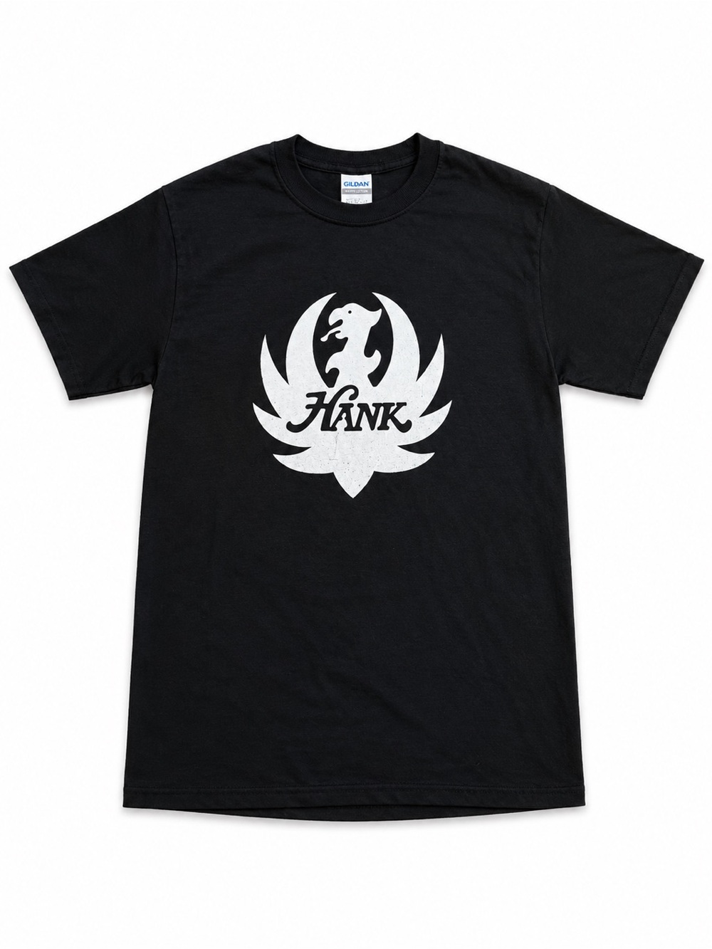 Hank JR Graphic Logo Black Men's T-Shirt